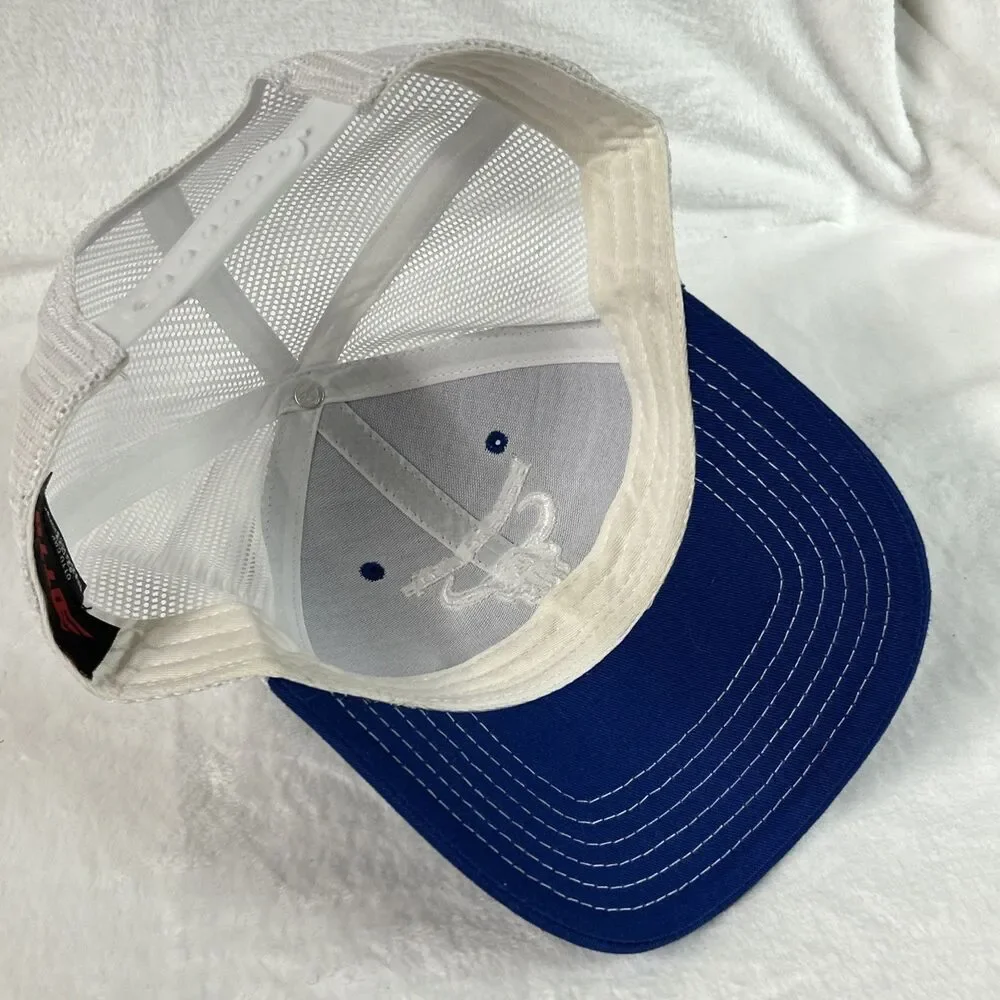 Buffalo Chip Cave Creek AZ Mens Hat Adjustable Ball Cap Baseball Blue/White